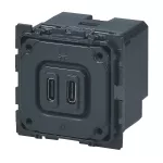 CELIANE - Gniazdo zasilające 2 x USB 5 V - 2400 mA Typ-C, Legrand