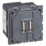 CELIANE - GNIAZDO ZASILAJĄCE 2 X USB 5V 1500MA, Legrand