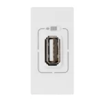 MOSAIC - GNIAZDO ZASILAJĄCE1 X USB 5 V 750 MA - BIAŁY, Legrand