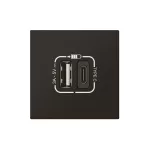 MOSAIC - Gniazdo USB typ A + typ C z szybkozłączem, Legrand