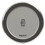 INCARA: M45: DISQ 80 - ZESTAW: ZASILACZ + ŁADOWARKA INDUKCYJNA-1X15W - 2,5 M-ALUMINIUM, Legrand