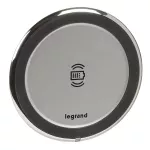 INCARA: M45: DISQ 80 - ZESTAW: ZASILACZ + ŁADOWARKA INDUKCYJNA-1X15W - 2,5 M-ALUMINIUM, Legrand