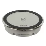 INCARA: M45: DISQ 80 - ZESTAW: ZASILACZ + ŁADOWARKA INDUKCYJNA-1X15W - 2,5 M-ALUMINIUM, Legrand