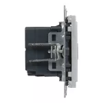 SUNO - Gniazdo USB typ C + C - 5 V - 3 A, Aluminium, 721331, Legrand