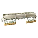 LISTWY PRZYŁĄCZENIOWE N + PE DLA ROZDZIELNIC PRACTIBOX S 8-MODUŁOWYCH, Legrand