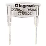 LAMPKA ZIELONA 0,5MA 230V~, Legrand