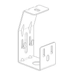 UCHWYT ZAWIESZENIA DLA KORYT O SZEROKOŚCI 50 MM, I316L, D12351, Cablofil