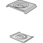 ZACISK 40 MM, OP. 25 SZT, D12351, Cablofil