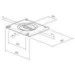 ZACISK 40 MM, OP. 25 SZT. I304L, Cablofil