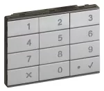 LINEA 5000 - MODUŁ KLAWIATURY - ALUMINIUM