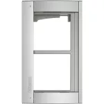 RAMKA Z UCHWYTEM DO PANELI SFERA - 2 MODUŁY - ALUMINIUM, Bticino