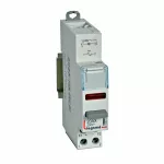 ŁĄCZNIK PRZYCISKOWY BISTABILNY 1NO Z LAMPKĄ CZERWONĄ LED 12/48V, Legrand