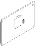 XL3 4000 OSŁONA METALOWA DO DPX3 630 WYSUWNY Z NAPĘDEM SILNIKOWYM BEZ RCD, Legrand