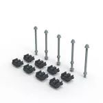 XL3S ZESTAW ADAPTERÓW DO SZYN CU 50-60X10MM, Legrand