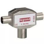SPLITTERY EKRANOWANE Ø9.52 MM - 862 MHZ, 1 WEJŚCIE ŻEŃSKIE - 2 WYJŚCIA MĘSKIE, Legrand