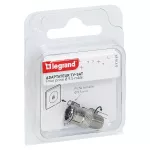 ADAPTER DOPASOWUJĄCY, 1 WTYK ŻEŃSKI Ø9,52 MM DO ZŁĄCZA ŻEŃSKIEGO ''F'', Legrand