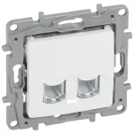 NILOE/NILOE SELECTION -GNIAZDO 2XRJ11 BIAŁE, Legrand