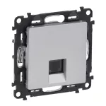 VALENA LIFE GNIAZDO 1 x RJ 13 ALUMINIUM, Legrand