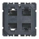 CELIANE - GNIAZDO 4XRJ45 STP KAT.6, Legrand