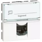 M45: 2M 1XRJ45 KAT. 6A UTP BIAŁE, Legrand