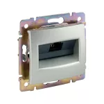 VALENA - GNIAZDO 1XRJ45 KAT. 6 FTP ALUMINIUM, Legrand