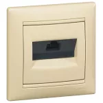 VALENA GNIAZDO 1XRJ45 KAT6 UTP KREM, Legrand