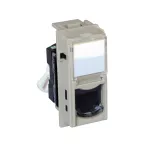 LIVING NOW - GNIAZDO RJ45 - UTP - KAT.5E - 1 MODUŁ - PIASKOWY BEŻ, Bticino