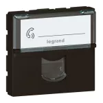 MOSIAC - 2 MODUŁY 1XRJ45 KAT6 FTP ANTRACYT, Legrand