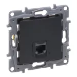 NILOE SELECTION - GNIAZDO RJ 45 KAT. 5 UTP ANTRACYT, Legrand