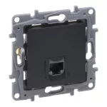 NILOE SELECTION - GNIAZDO RJ 45 KAT. 6 UTP ANTRACYT, Legrand