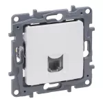 NILOE SELECTION - GNIAZDO RJ 11 PERŁA, Legrand