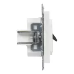 SUNO - Gniazdo głośnikowe pojedyncze, Biały, Legrand