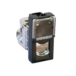 MOSAIC - 1 MODUŁ 1XRJ45 KAT6A STP ANTRACYT, Legrand