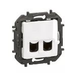 NOWE NILOE - GNIAZDO RJ 11 + RJ 45 KAT. 6 BIAŁE