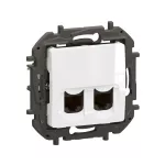 NOWE NILOE - GNIAZDO 2 X RJ45 KAT. 5E UTP BIAŁE
