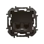 NOWE NILOE - GNIAZDO RJ 11 + RJ 45 KAT. 6 CZARNE