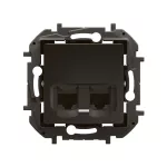 NOWE NILOE - GNIAZDO 2 X RJ45 KAT. 6 UTP CZARNE