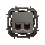 NOWE NILOE - GNIAZDO 2 X RJ45 KAT. 6 STP STALOWE