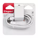 KABEL TV Z 1 WTYKIEM MĘSKIM Ø9,52 MM I 1 WTYKIEM ŻEŃSKIM Ø9,52 MM, DŁUGOŚĆ 5 M, Legrand