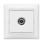 VALENA - GNIAZDO KOŃCOWE TV 2400MHZ 14 DB BIAŁE, Legrand
