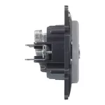Niloe Step - gniazdo TV-R-SAT przelotowe, 14 dB- kolor aluminium, Legrand