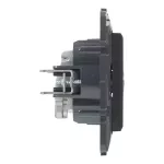 Niloe Step - gniazdo TV-R-SAT przelotowe, 14 dB- kolor czarny, Legrand
