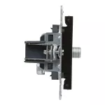 SUNO - Gniazdo TV typ "F" - końcowe - 1.5 dB, Czarny, Legrand