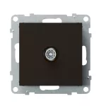 SUNO - Gniazdo TV - końcowe - 1.5 dB, Czarny, Legrand