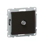 SUNO - Gniazdo TV - końcowe - 1.5 dB, Czarny, Legrand