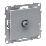 SUNO - Gniazdo TV typ "F" - końcowe - 1.5 dB, Aluminium, Legrand