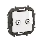 NOWE NILOE - GNIAZDO TV TYP "F-F" TYPU GWIAZDA 1,5 DB BIAŁE