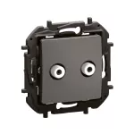 NOWE NILOE - GNIAZDO TV TYP "F-F" TYPU GWIAZDA 1,5 DB STALOWE