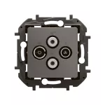 NOWE NILOE - GNIAZDO TV-RD-SAT-SAT KOŃCOWE TYPU GWIAZDA 1,5 DB STALOWE
