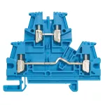 ZŁĄCZKA VIKING 2 TOROWA 4MM2 NIEBIESKA, Legrand